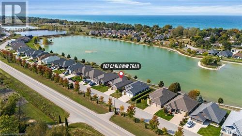 Bird's eye view - 207 Carloway Trail, Huron-Kinloss, ON - Outdoor With Body Of Water With View