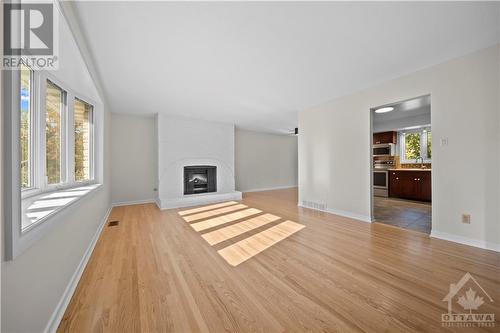 1619 Valmarie Avenue, Ottawa, ON - Indoor Photo Showing Living Room With Fireplace