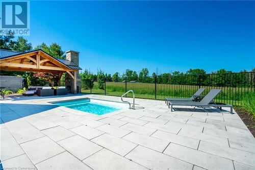 1068 Wyatt Road, Hamilton, ON - Outdoor With In Ground Pool With Backyard