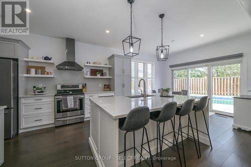 132 Greyrock Crescent, London, ON - Indoor Photo Showing Kitchen With Stainless Steel Kitchen With Upgraded Kitchen