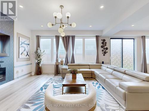 158 Mount Albion Road, Hamilton, ON - Indoor Photo Showing Living Room With Fireplace