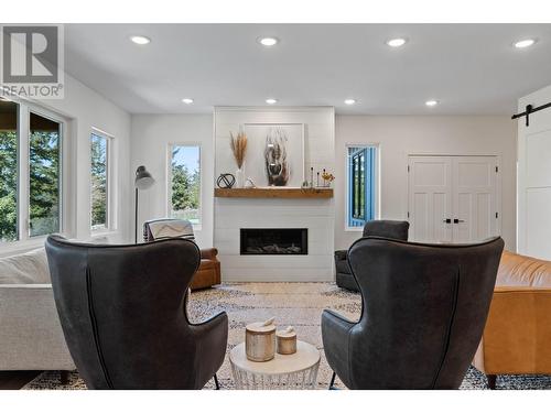 460 Shuswap Chase Cr Road, Chase, BC - Indoor Photo Showing Living Room With Fireplace