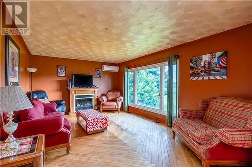 6912 Rte 515 Route, Saint-Paul, NB - Indoor Photo Showing Living Room With Fireplace