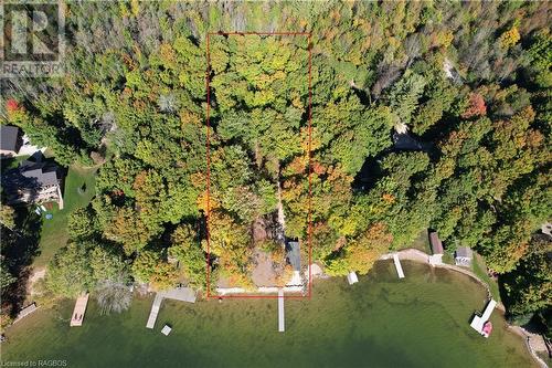 Approximate Lot lines - 195 Blue Mountain Maples Road, Eugenia, ON - Outdoor With Body Of Water With View