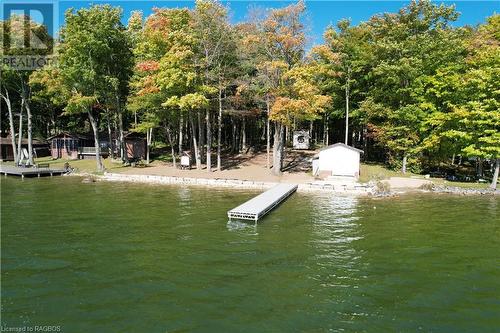 Grandfathered boathouse ready for imagination - 195 Blue Mountain Maples Road, Eugenia, ON - Outdoor With Body Of Water