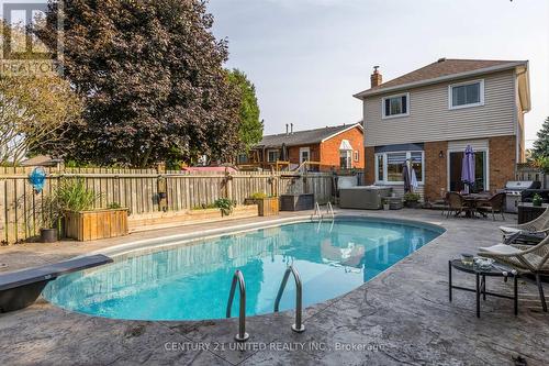 472 Burnham Manor Court, Cobourg, ON - Outdoor With In Ground Pool With Deck Patio Veranda With Backyard