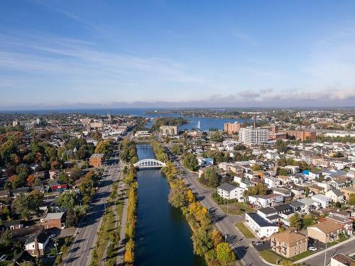 Photo aÃ©rienne - 5-26 Rue St-Hippolyte, Salaberry-De-Valleyfield, QC - Outdoor With Body Of Water With View