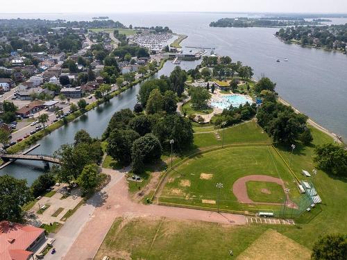 Photo aÃ©rienne - 5-26 Rue St-Hippolyte, Salaberry-De-Valleyfield, QC - Outdoor With Body Of Water With View