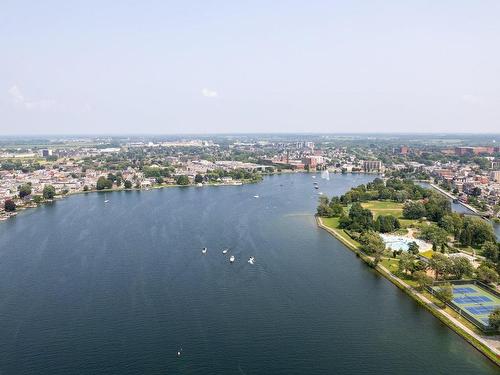 Photo aÃ©rienne - 5-26 Rue St-Hippolyte, Salaberry-De-Valleyfield, QC - Outdoor With Body Of Water With View