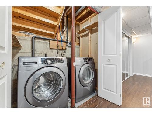 12803 145 Av Nw Nw, Edmonton, AB - Indoor Photo Showing Laundry Room