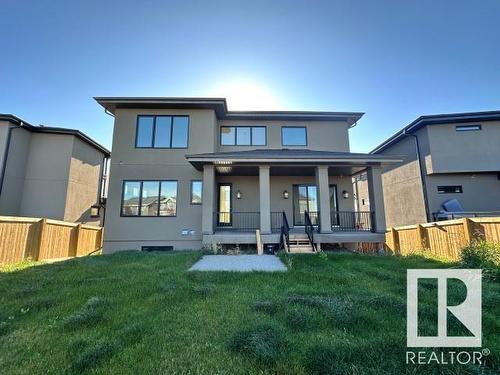 3499 Keswick Bv Sw, Edmonton, AB - Outdoor With Deck Patio Veranda With Facade