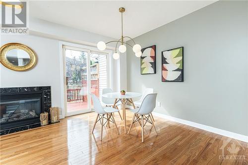 28 Drysdale Street, Ottawa, ON - Indoor Photo Showing Dining Room With Fireplace