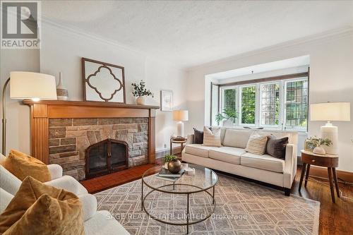 121 Albany Avenue, Toronto, ON - Indoor Photo Showing Living Room With Fireplace