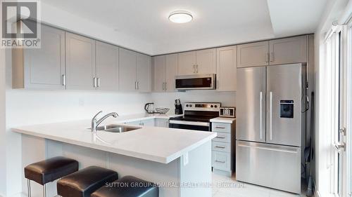 #5 - 185 Veterans Drive, Brampton, ON - Indoor Photo Showing Kitchen With Stainless Steel Kitchen With Double Sink With Upgraded Kitchen