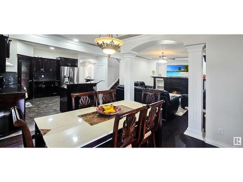 5412 162B Ave Nw Nw, Edmonton, AB - Indoor Photo Showing Dining Room