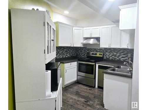 5412 162B Ave Nw Nw, Edmonton, AB - Indoor Photo Showing Kitchen With Double Sink