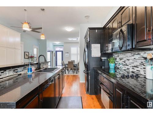 #445 4827 104A St Nw, Edmonton, AB - Indoor Photo Showing Kitchen With Double Sink With Upgraded Kitchen