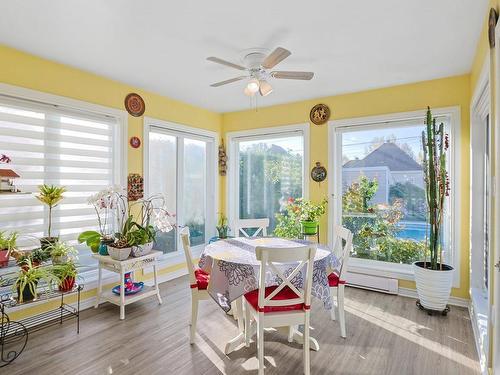 Veranda - 39 Rue Monseigneur-Dorais, Mercier, QC - Indoor Photo Showing Dining Room