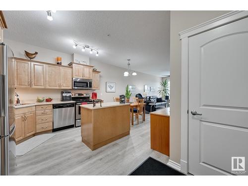 9820 165 St Nw, Edmonton, AB - Indoor Photo Showing Kitchen With Stainless Steel Kitchen