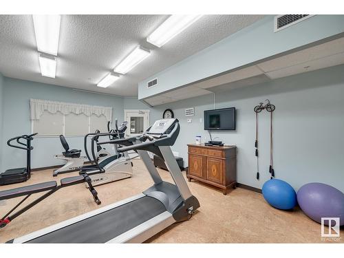 9820 165 St Nw, Edmonton, AB - Indoor Photo Showing Gym Room