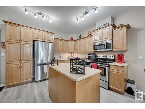 9820 165 St Nw, Edmonton, AB - Indoor Photo Showing Kitchen With Stainless Steel Kitchen