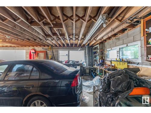 4801 Ada Bv Nw, Edmonton, AB - Indoor Photo Showing Garage