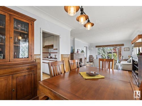 4801 Ada Bv Nw, Edmonton, AB - Indoor Photo Showing Dining Room