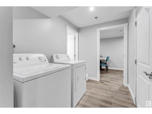 3723 11 St Nw, Edmonton, AB - Indoor Photo Showing Laundry Room