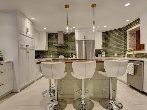 Kitchen - 55  - 57 Rue Du Domaine, Lavaltrie, QC - Indoor Photo Showing Kitchen With Upgraded Kitchen