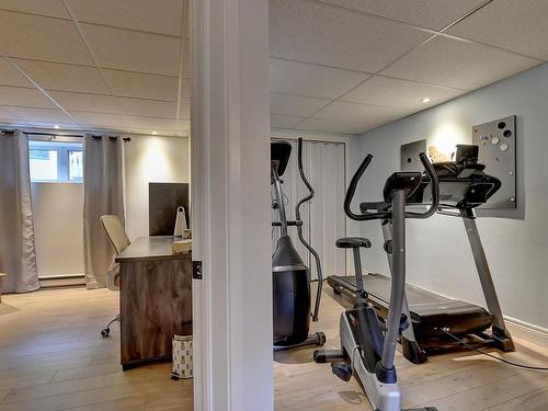 Office - 55  - 57 Rue Du Domaine, Lavaltrie, QC - Indoor Photo Showing Gym Room