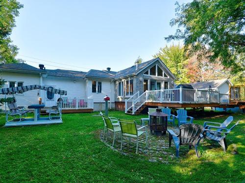 Backyard - 55  - 57 Rue Du Domaine, Lavaltrie, QC - Outdoor With Deck Patio Veranda