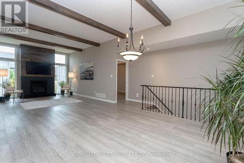 399 Beamish Street, Central Elgin (Port Stanley), ON - Indoor Photo Showing Living Room With Fireplace