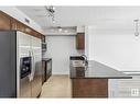 #303 11816 22 Av Sw, Edmonton, AB  - Indoor Photo Showing Kitchen With Double Sink 