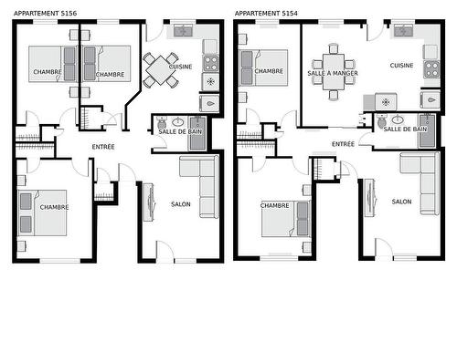 Plan (croquis) - 5154  - 5156 Av. Jeanne-D'Arc, Montréal (Rosemont/La Petite-Patrie), QC 