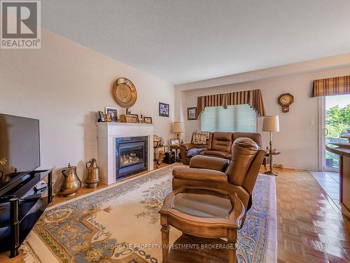 46 Milano Avenue, Vaughan, ON - Indoor Photo Showing Living Room With Fireplace