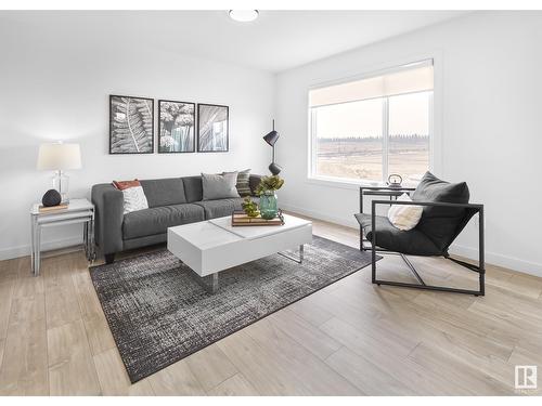 3408 169 St Sw, Edmonton, AB - Indoor Photo Showing Living Room