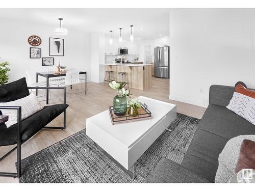 3408 169 St Sw, Edmonton, AB - Indoor Photo Showing Living Room