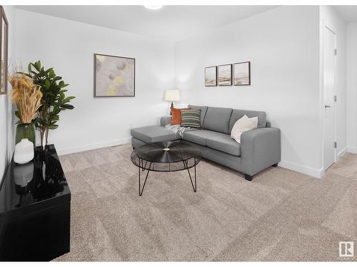 3408 169 St Sw, Edmonton, AB - Indoor Photo Showing Living Room