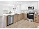 3408 169 St Sw, Edmonton, AB  - Indoor Photo Showing Kitchen With Double Sink With Upgraded Kitchen 