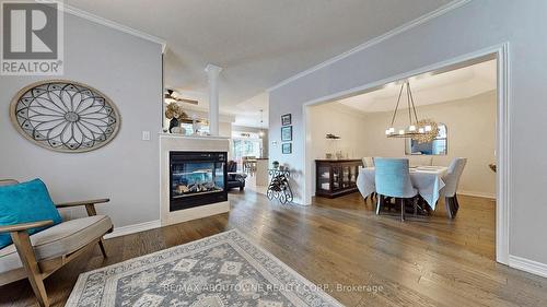 14 Saffron Crescent, Brampton, ON - Indoor With Fireplace