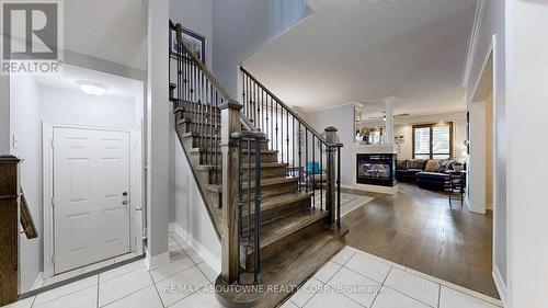 14 Saffron Crescent, Brampton, ON - Indoor Photo Showing Other Room With Fireplace