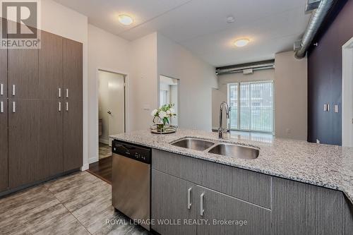 H201 - 62 Balsam Street, Waterloo, ON - Indoor Photo Showing Kitchen With Double Sink