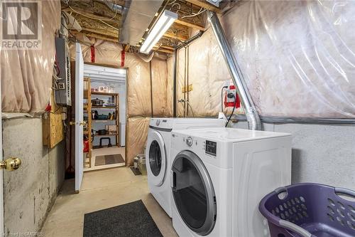 Laundry through to storage room - 5555 Prince William Drive Unit# 20, Burlington, ON 