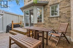 Private yard with deck - 