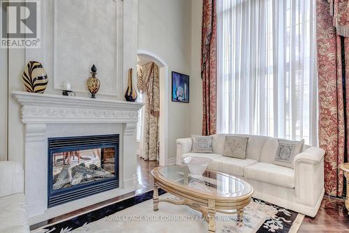 108 Golden Orchard Road, Vaughan, ON - Indoor Photo Showing Living Room With Fireplace