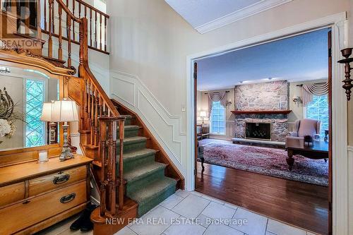 4100 Ennisclare Drive, Milton, ON - Indoor Photo Showing Other Room With Fireplace