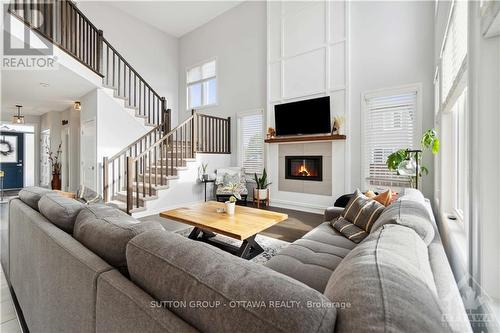 14 Graham Street, Carleton Place, ON - Indoor Photo Showing Living Room With Fireplace