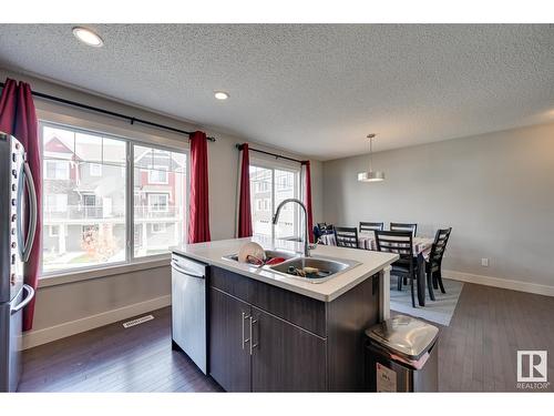 #6 2922 Maple Wy Nw, Edmonton, AB - Indoor Photo Showing Kitchen With Double Sink