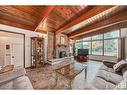 8704 90 Av Nw, Edmonton, AB  - Indoor Photo Showing Living Room With Fireplace 