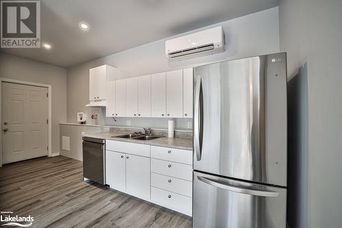 Studio - 410 Etwell Road, Huntsville, ON - Indoor Photo Showing Kitchen With Double Sink